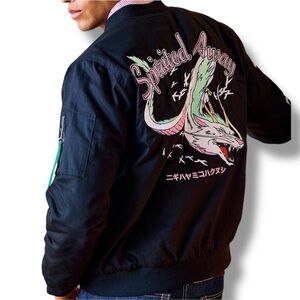 Studio Ghibli Spirited Away Dragon Haku Flight Jacket